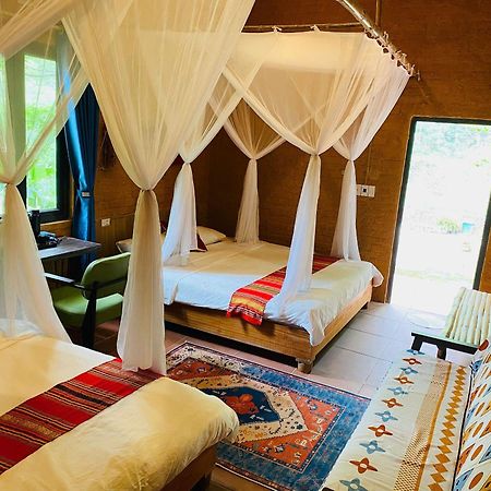 Pu Luong Homestay & Tours Huong Ba Thuoc Exterior photo