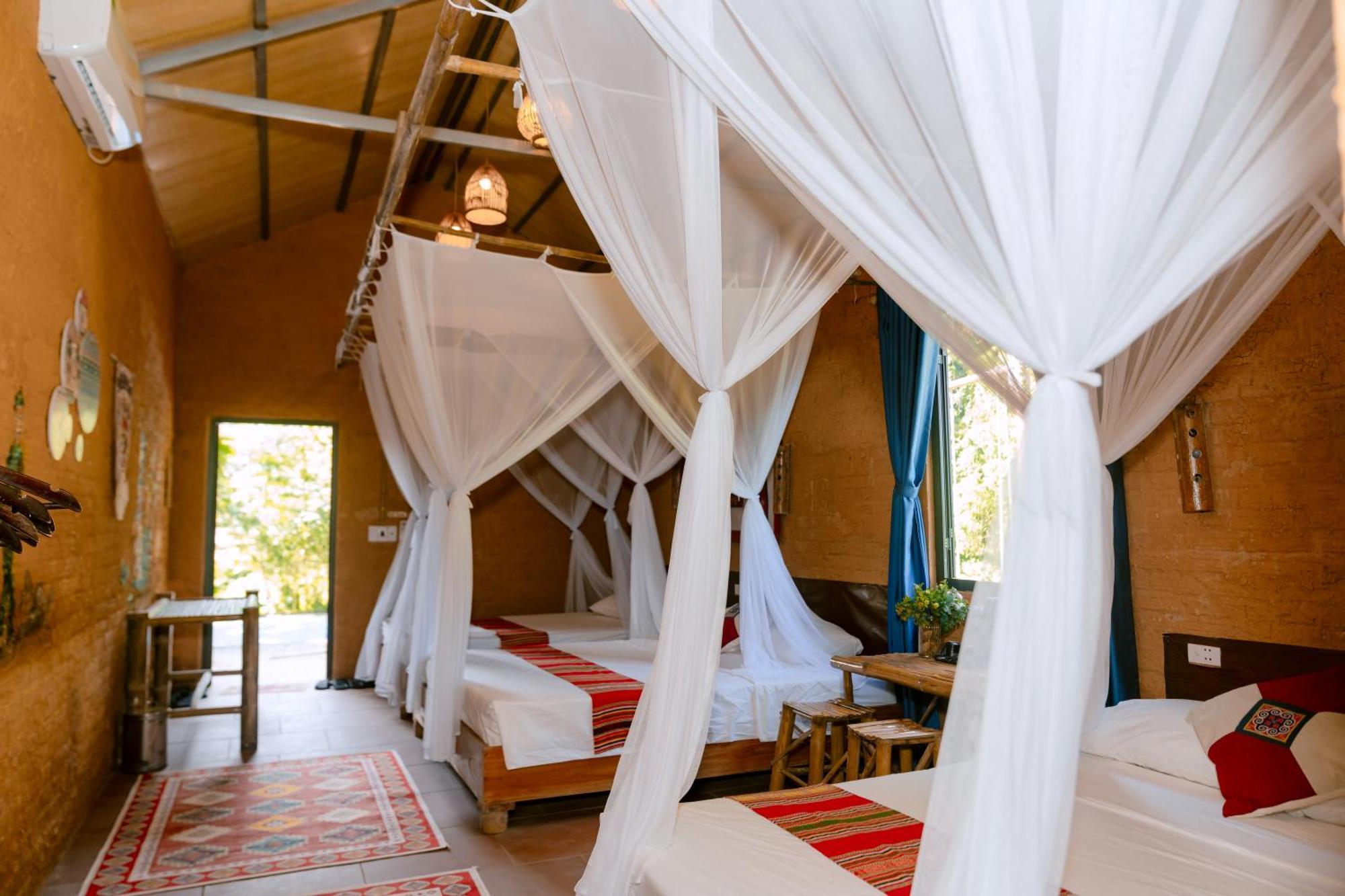 Pu Luong Homestay & Tours Huong Ba Thuoc Exterior photo
