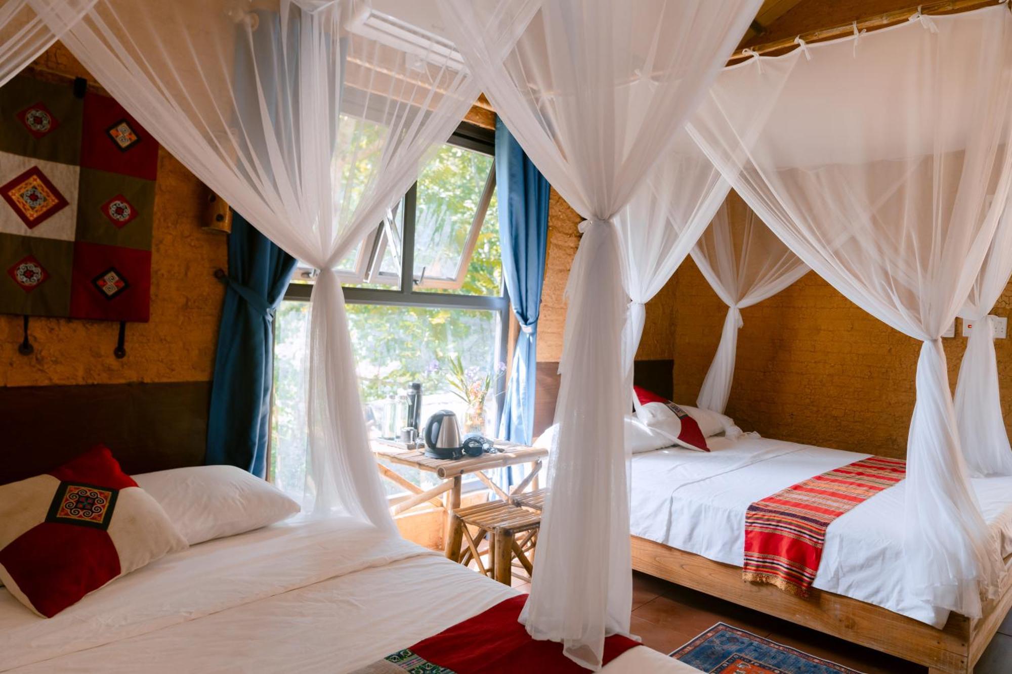 Pu Luong Homestay & Tours Huong Ba Thuoc Exterior photo